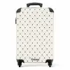 Valentijn hartjes ruit patroon stippen NBS - Handbagage koffer - Kinderen Unisex middel -productfoto_recht