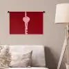 Love - Hart - Rood Wandkleed katoen klein -sfeer4
