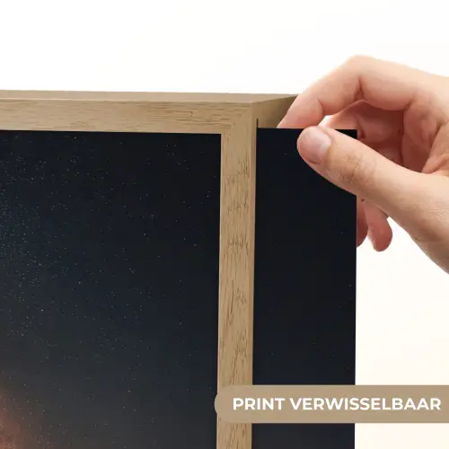 Piramide - Woestijn - Licht Light Box met batterij (Wandlamp) middel -USP_websiteprintNL