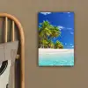 Strand - Zee - Palmboom - Zon - Zomer canvas 2cm klein -sfeer3