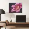Roze - lelie - Dauwdruppels PET vilt klein -sfeer5