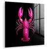 Kreeft - Felroze - Stippen - Opvallend plexiglas 5mm klein -zzzproduct_nieuw