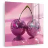 Glitter - Discobol - Roze - Kersen plexiglas 5mm klein -zzzproduct_nieuw
