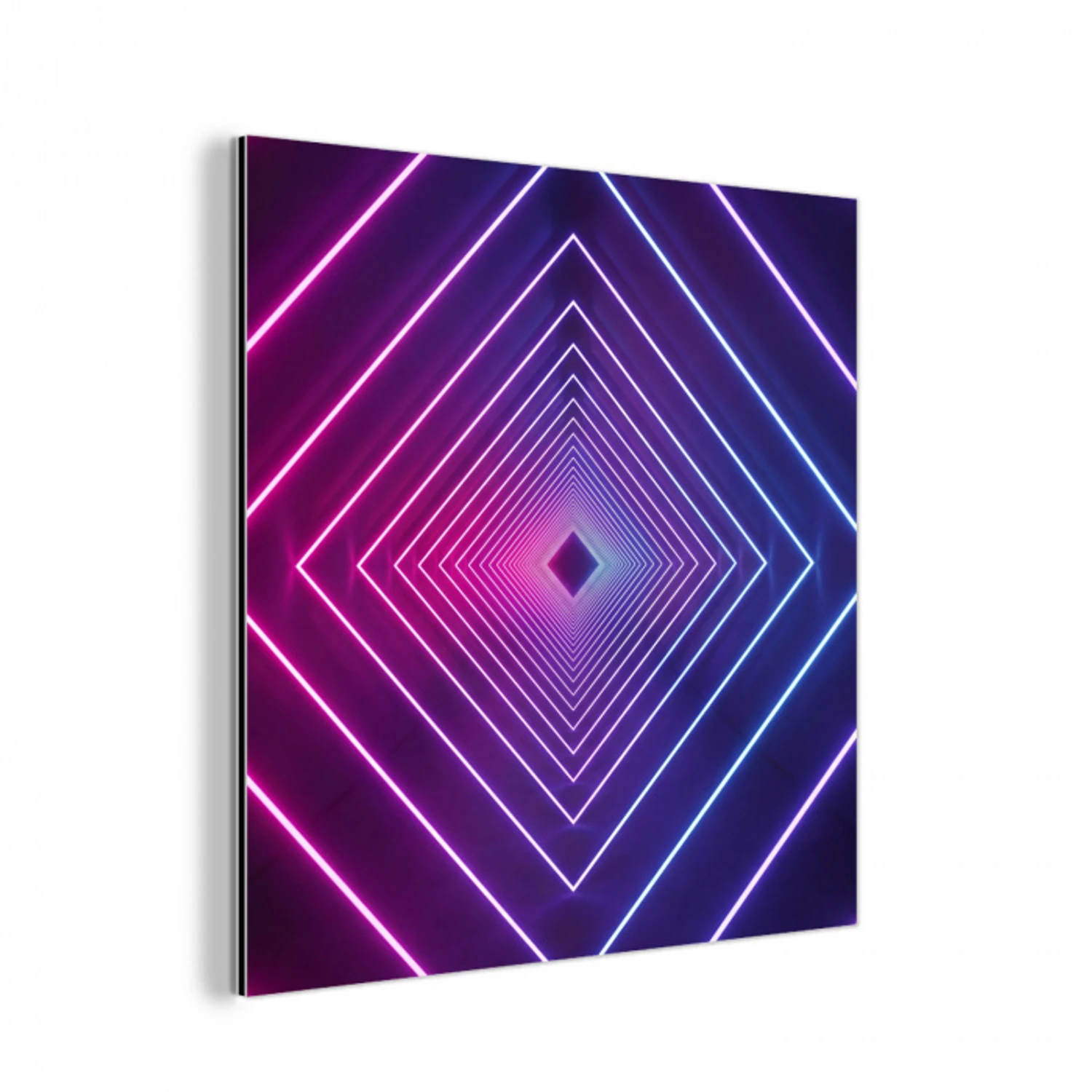 Driedimensionaal - Tunnel - Ruimte aluminium wit klein -3d