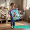 Voetbal - Jongen - Stadion - Elektrisch Kinderkoffer - Blauw klein -sfeer2_NL