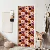Bloemen - Abstract - Aardetinten deurposter klein 289 -sfeer6