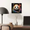 Panda - Graffiti - Dieren - Zwart - Kleuren aluminium wit klein -sfeer5