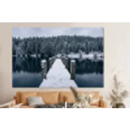 Steiger - Meer - Sneeuw - Bergen - Rustgevend forex 5mm xxl -bovenbank