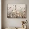Bloemen - Roze - Modern - Beige Textielframe zwart klein -sfeer2