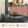 Botanisch - Bloemen - Roze keuken achterwand 2 middel 871 -usp_NL