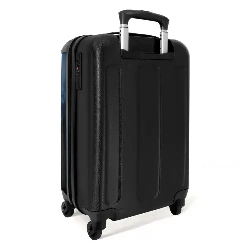 Varken op donkere achtergrond als olieverf kunst NBS - Handbagage koffer - Unisex middel -achterkant
