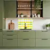 Geel - Patroon - Zomer keuken achterwand 2 middel 865 -sfeer3