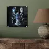 Kreeft - Delftsblauw - Schild - Stoer plexiglas 5mm klein -sfeer3