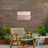 Strand - Branding - Wolken Tuinposter op houten frame 2 cm dik klein -sfeer3