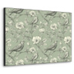Klassiek - Botanisch - Groen Textielframe zwart klein 947 -3d
