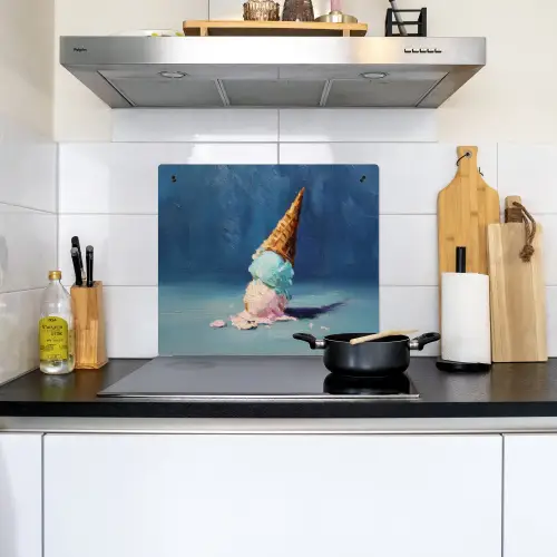 Ijshoorn - Bolletjes - Smelt - Roze Inductie beschemer met haakjes middel -sfeer2