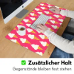 Softijs - Horentje - Roze Muismat XXL klein 681 -ysfeer3_duits