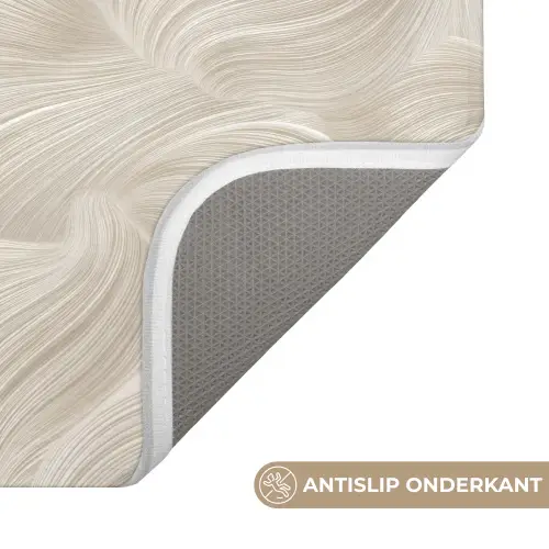 Lijnen - Waaier - Beige WCmat klein 1009 -USP_AntislipNL