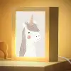 Eenhoorn - Pastel kleuren - Unicorn Light Box met kabel klein -zzzz_3d_website