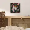 Stilleven met bloemen in een glazen vaas - Schilderij van Jan Davidsz. de Heem plexiglas 5mm klein -sfeer4