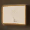 Vaas - Takken - Bloemetjes - Wit Light Box met batterij (Wandlamp) middel -z3d_website