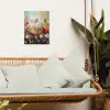 Bloemen - Kunst - Natuur - Olieverf tuinposter los doek klein -sfeer7