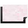 Marmer - Patroon - Mozaïek - Roze Inductie beschermer vinyl 3mm klein 276 -3d