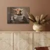 Schotse hooglander - Krant - Toilet PET vilt klein -sfeer4