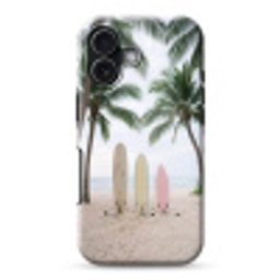 Surfboard - Palmbomen - Kleurrijk Toughcase MagSafe Apple iPhone 17 klein -3d
