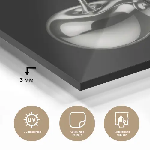 Kers - Luxueus - Metallic plexiglas 5mm klein -sfeer2