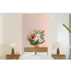 Boeket - Strikje - Kaartje - Quote fotobehang vinyl groot -bed