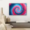 Spiraal - Roze - Draaiend canvas 2cm klein -sfeer6