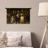 De Nachtwacht - Schilderij van Rembrandt van Rijn Wandkleed katoen klein -sfeer4