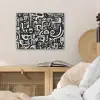 Symbolen - Abstract - Grafisch - Zwart PET vilt klein -sfeer3