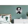 Vrouw - Lolly - Zwart Wandcirkel aluminium klein -slaapkamer