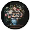 Bloemen - Art - Pastel - Quotes Fotolijst rond zonder passe partout klein -3d