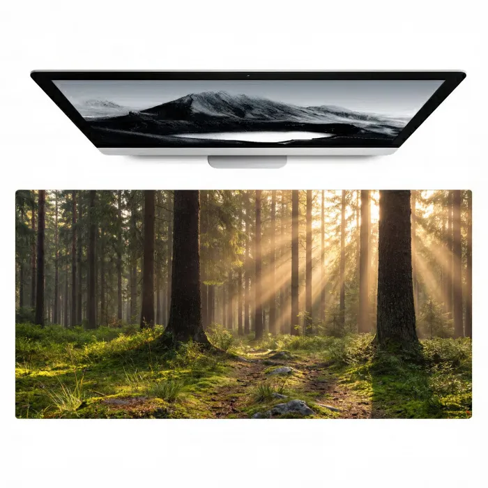 Bos - Zonlicht - Gras Muismat XXL klein -zzz3d