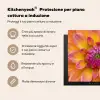 Dahlia - Bloem - Oranje Inductie beschermer vinyl 3mm middel -zzzsfeer2_ITA