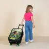 Jongen - Voetbal - Bos - Bomen Kinderkoffer - Zwart klein -sfeer1