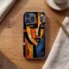 Abstract - Portret - Kleurvakken Telefoonhoesje iPhone 17 Pro Max klein -sfeer1