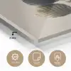 Beukenbladeren - Bruin - Groen - neutraal plexiglas 5mm klein -sfeer2