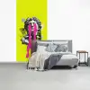 Buste - Verf - Geel fotobehang vinyl groot -slaapkamer