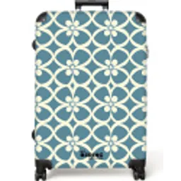 Patroon - Symmetrisch - Blauw NBS - Large koffer - Volwassenen Unisex groot -zzzzzzzzkaufland2