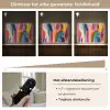 Abstract - Kleurrijk - Golven - Lijnen Light Box met batterij (Wandlamp) middel -USP_dimbaarNL