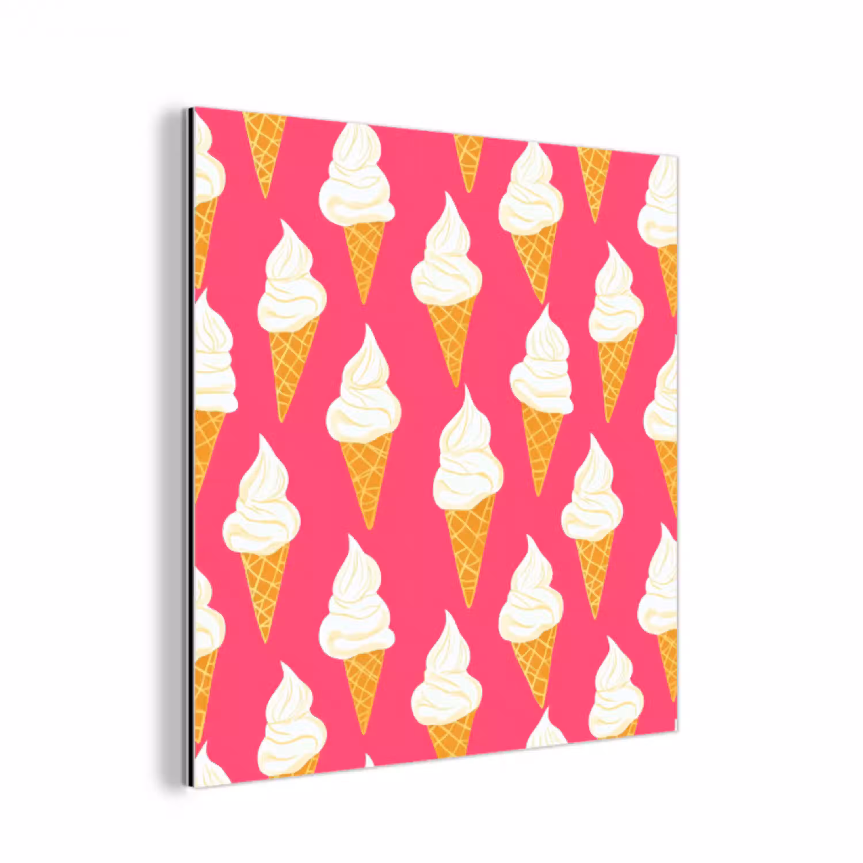 Softijs - Horentje - Roze aluminium wit klein 46 -3d