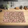 Bloemen - Bladeren - Kleurrijk Inductie beschermer vinyl 3mm klein 276 -sfeer5