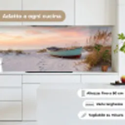 Rustiek - Roeiboot - Zandstrand keuken achterwand 2 middel -sfeer4_IT