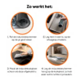 Weg - Sneeuw - Naaldbos - Winter - Avontuurlijk Inductie beschermer vinyl 3mm klein -zzzzzzz-td-werking