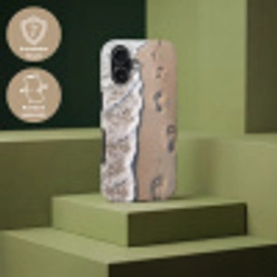 Voetstappen - Vloedlijn - Zee Toughcase MagSafe Apple iPhone 17 klein -USP_PrintM_DE