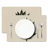 Agaveplant - Symmetrisch - Groen Placemat vinyl groot -zzsfeer2_Kitchenyeah-website
